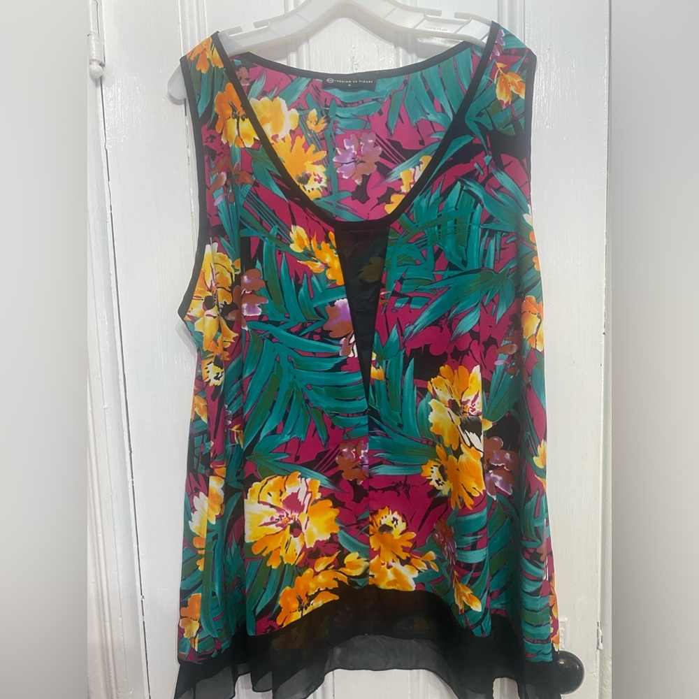 Sexy tropical blouse FTF Size 3